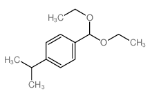 Benzene,1-(diethoxymethyl)-4-(1-methylethyl)-结构式