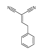 2-(2-phenylethylidene)propanedinitrile Structure