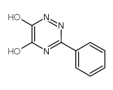 3-苯基-5,6-二羟基-1,2,4-三嗪结构式