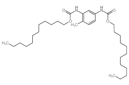 dodecyl N-[5-(dodecoxycarbonylamino)-2-methyl-phenyl]carbamate结构式