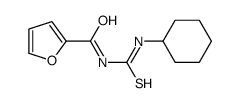 N-[(cyclohexylamino)carbonothioyl]-2-furamide Structure
