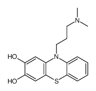 10-[3-(dimethylamino)propyl]phenothiazine-2,3-diol结构式