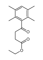 Ethyl 4-oxo-4-(2,3,5,6-tetramethylphenyl)butanoate结构式