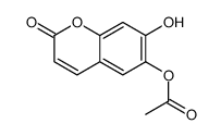 (7-hydroxy-2-oxochromen-6-yl) acetate结构式