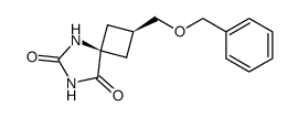 syn-2-[(benzyloxy)methyl]-5,7-diazaspiro[3.4]octane-6,8-dione Structure