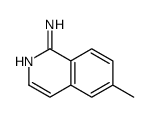 6-甲基-(9ci)-1-异喹啉胺结构式