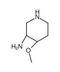 (3R,4R)-4-methoxypiperidin-3-amine Structure