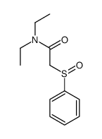 2-(benzenesulfinyl)-N,N-diethylacetamide结构式