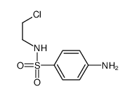 4-amino-N-(2-chloroethyl)benzenesulfonamide结构式