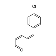 5-(4-chlorophenyl)penta-2,4-dienal结构式