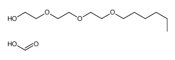 formic acid,2-[2-(2-hexoxyethoxy)ethoxy]ethanol结构式