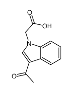 (3-ACETYL-INDOL-1-YL)-ACETIC ACID structure