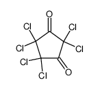 hexachloro-cyclopentane-1,3-dione结构式