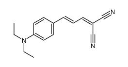 2-[3-[4-(diethylamino)phenyl]prop-2-enylidene]propanedinitrile结构式