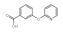 3-(Pyrid-2-yloxy)benzoic acid结构式