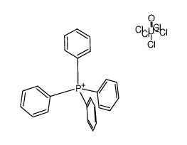 tetraphenylphosphonium pentachloro-oxouranate(VI) Structure