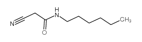 2-Cyano-N-hexylacetamide Structure