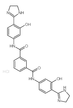 N,N-bis(4-imidazolidin-2-ylidene-3-oxo-1-cyclohexa-1,5-dienyl)benzene-1,3-dicarboxamide结构式