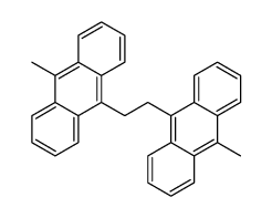 9-methyl-10-[2-(10-methylanthracen-9-yl)ethyl]anthracene结构式