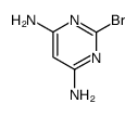 2-bromo-pyrimidine-4,6-diamine Structure