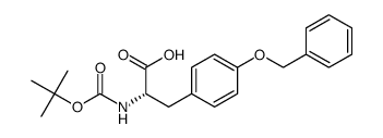 boc-tyr(bzl)-oh Structure