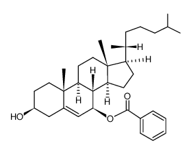 3β-hydroxycholest-5-en-7β-yl benzoate Structure