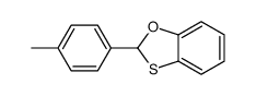 2-(4-methylphenyl)-1,3-benzoxathiole结构式