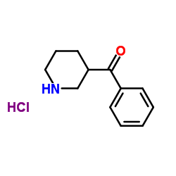 PHENYL(PIPERIDIN-3-YL)METHANONE HYDROCHLORIDE structure