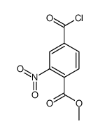 methyl 4-carbonochloridoyl-2-nitrobenzoate Structure