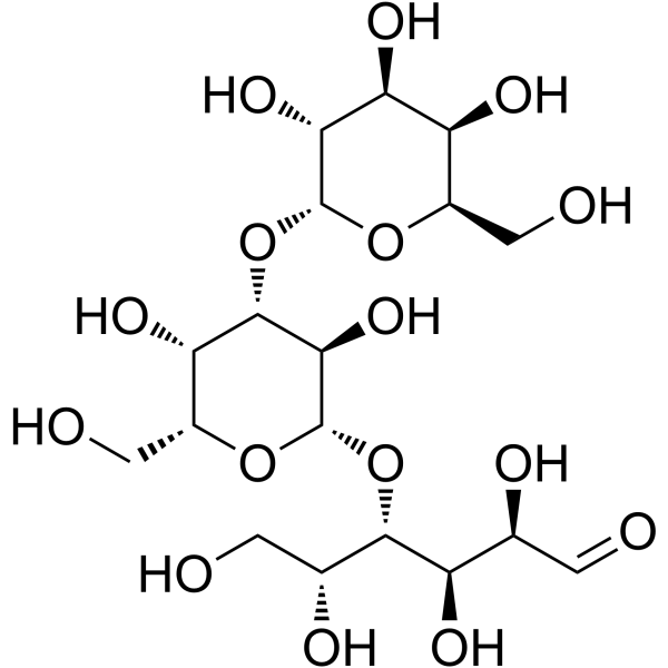 ALPHA1-3, BETA1-4GALACTOTRIOSE structure