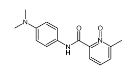 6-Methyl-1-oxy-pyridine-2-carboxylic acid (4-dimethylamino-phenyl)-amide结构式