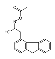 [[2-(9H-fluoren-4-yl)acetyl]amino] acetate结构式