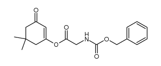 5,5-dimethyl-3-oxocyclohex-1-en-1-yl 2-(((benzyloxy)carbonyl)amino)acetate结构式