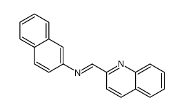 N-naphthalen-2-yl-1-quinolin-2-ylmethanimine Structure