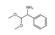 rac-2,2-dimethoxy-1-phenylethanamine结构式