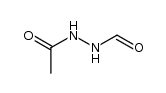 N-acetyl-N'-formyl-hydrazine Structure