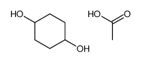acetic acid,cyclohexane-1,4-diol结构式