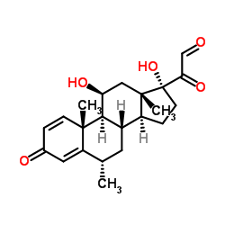 21-Dehydro-6α-Methyl Prednisolone structure