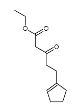 ethyl 5-(cyclopent-1-en-1-yl)-3-oxopentanoate结构式