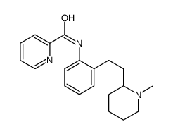 N-[2-[2-(1-methylpiperidin-2-yl)ethyl]phenyl]pyridine-2-carboxamide结构式