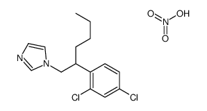 1-[2-(2,4-dichlorophenyl)hexyl]imidazole,nitric acid结构式