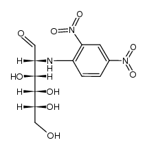 2-deoxy-2-(2,4-dinitroanilino)-D-glucose结构式
