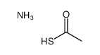 azanium,ethanethioate Structure
