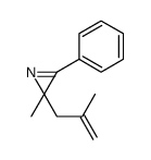 2-methyl-2-(2-methylprop-2-enyl)-3-phenylazirine Structure