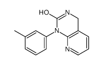 1-(3-methylphenyl)-3,4-dihydropyrido[2,3-d]pyrimidin-2-one结构式