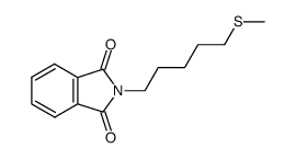 2-[5-(methylthio)pentyl]-1H-isoindol-1,3(2H)-dione结构式