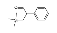 2-Phenyl-3-(trimethylsilyl)-propanal Structure