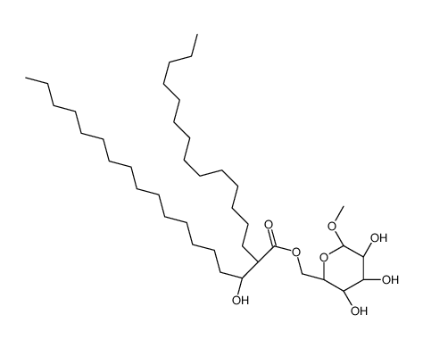 [(2R,3S,4S,5R,6S)-3,4,5-trihydroxy-6-methoxyoxan-2-yl]methyl 3-hydroxy-2-tetradecyloctadecanoate Structure