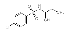 N-butan-2-yl-4-chloro-benzenesulfonamide结构式