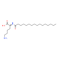 N2-(1-oxohexadecyl)-L-lysine结构式